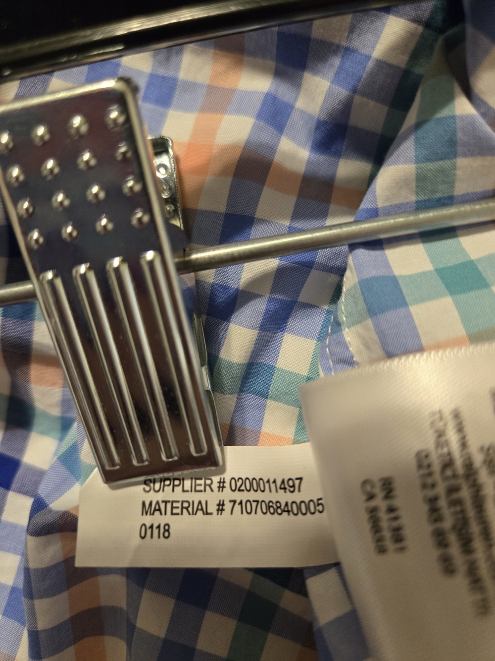 Ralph Lauren Classic Fit Checkered Long Sleeved Shirt Size M - Picture 5 of 5